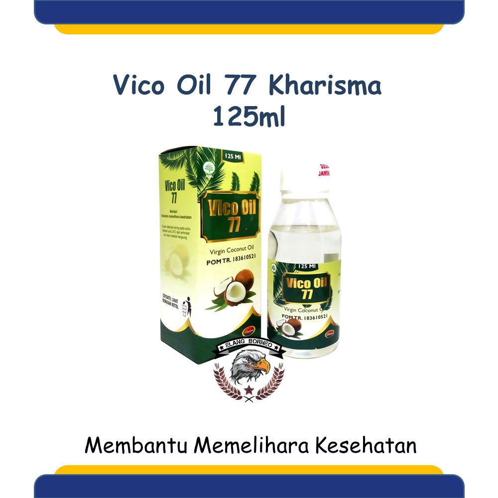 Minyak VCO Vico Oil 77 125ml Minyak Kelapa Murni Herbal