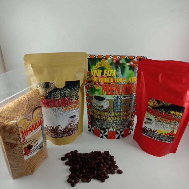 

kopi menara robusta lampung barat