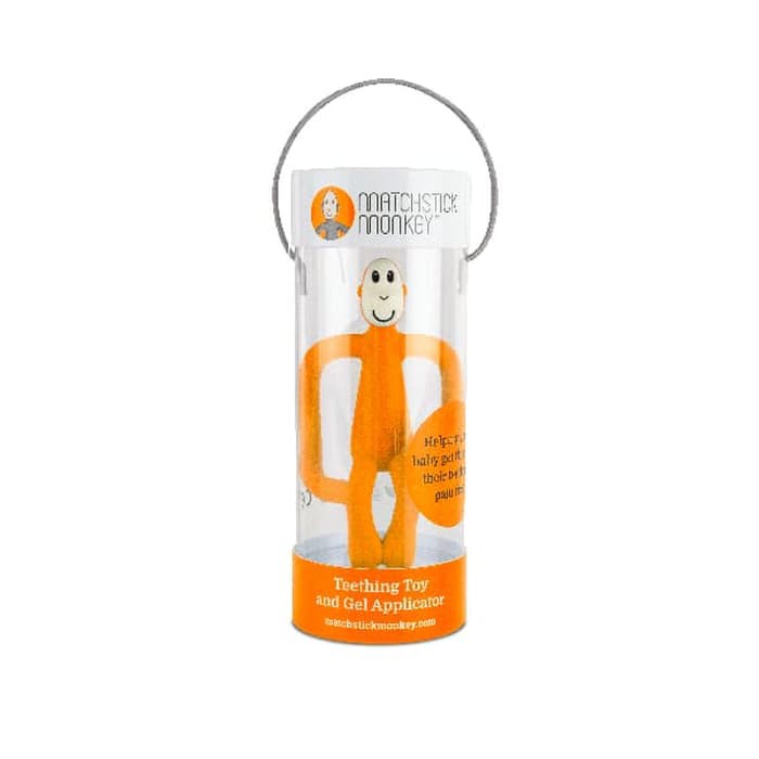 Matchstick Monkey Teether ORANGE