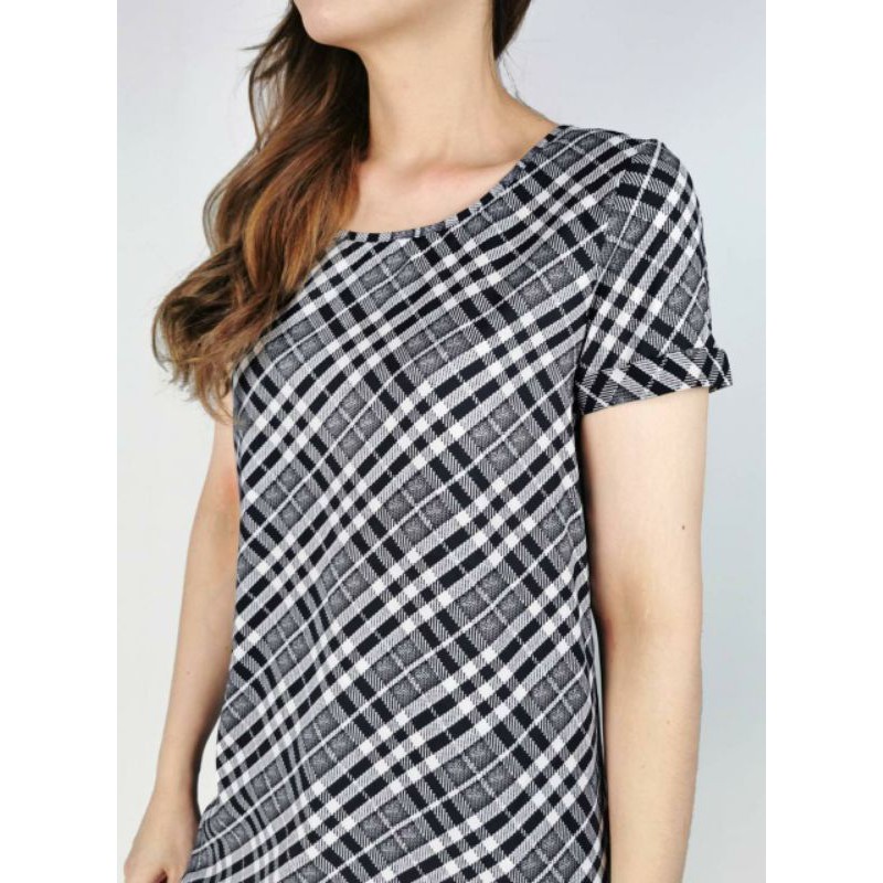 Express geo zipper blouse