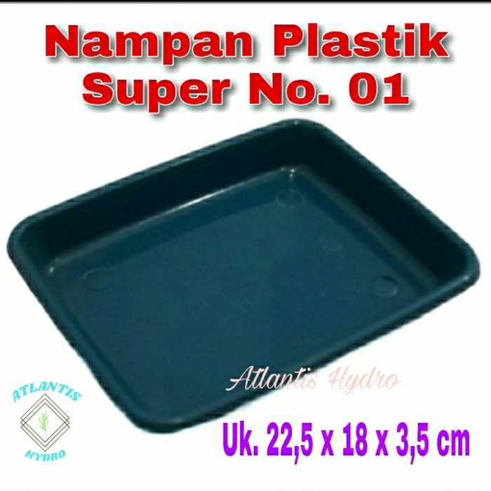 Nampan Semai Plastik Super No.1 / Baki Semai / Nampan Kue MURAH  - Biru