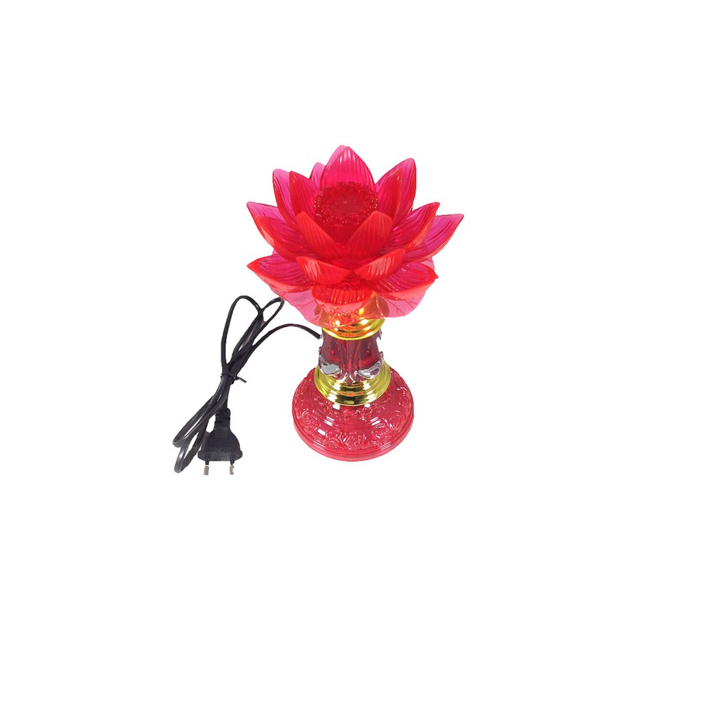 Lampu Altar Puja Sembahyang Wang C LED Teratai 22.5CM