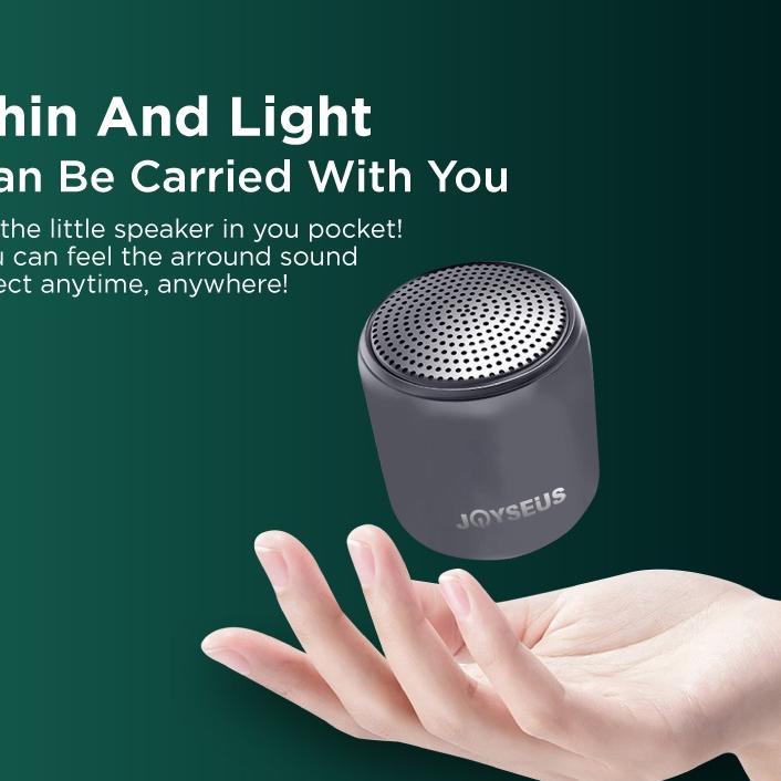 ➴ JOYSEUS JS02 Speaker Mini Portable TWS Speaker Stereo Bluetooth 5.0 - OT0029 ♩