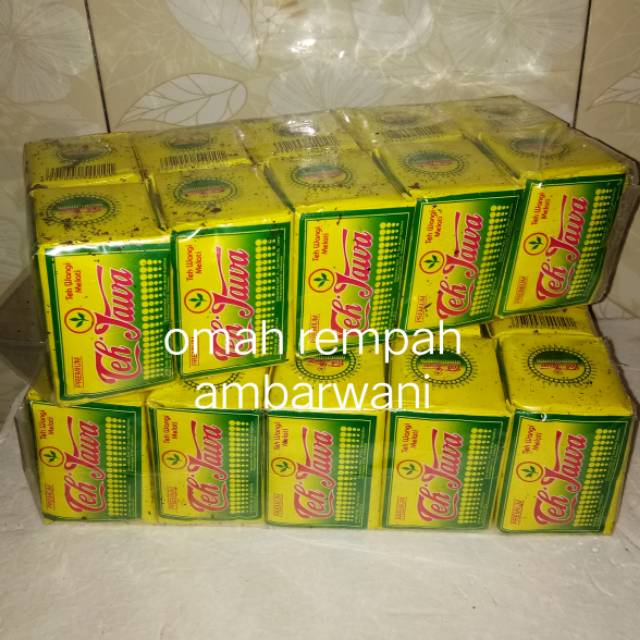 

Teh jawa 1 slop 10x40gr (tanpa gelas)