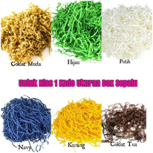 

Kertas Serutan Paper Shred Crincle Cut For Gift Basket Parcel Hampers Cut Paper Serutan Kertas Gift