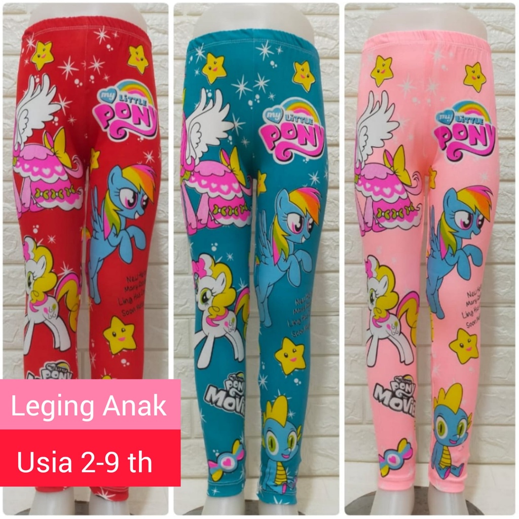 Legging Anak Perempuan Karakter Import