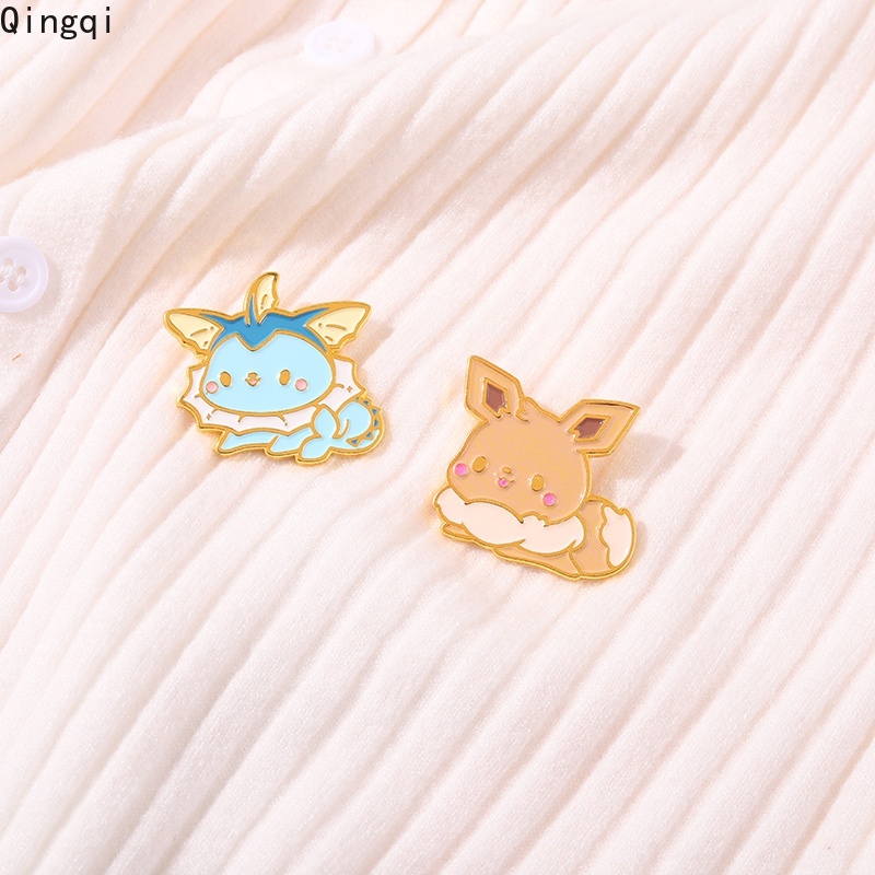 Bros Pin Enamel Bentuk Kartun Hewan Kelinci Anime Elves Untuk Hadiah Penggemar