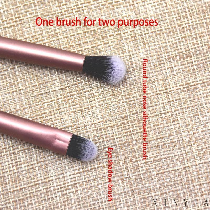 【COD】Makeup brush eyeshadow lembut 2 in 1 / kuas alis eyeshadow 2 in 1