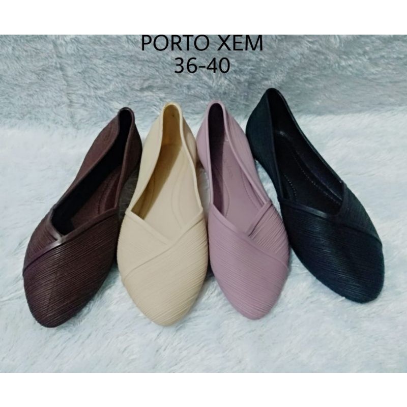 Balet/Flat Shoes Wanita Karet Porto - XEM