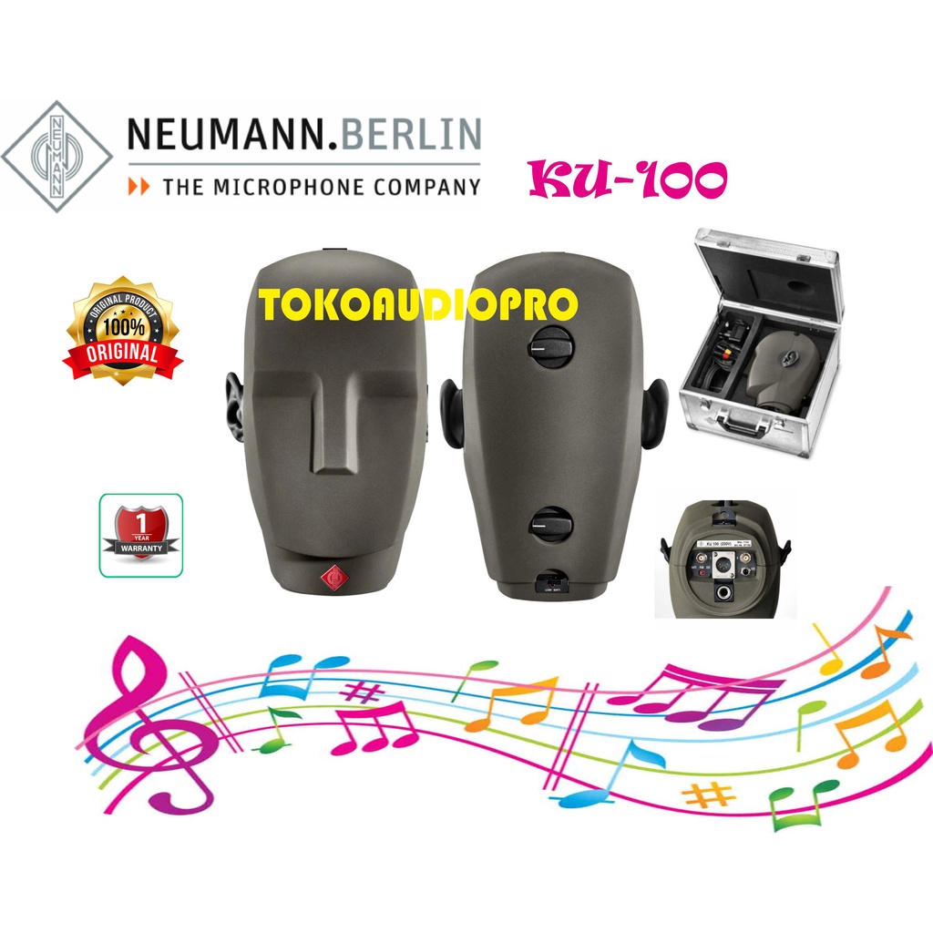 Jual Neumann KU100 Dummy Head with Binaural Stereo Microphone Shopee