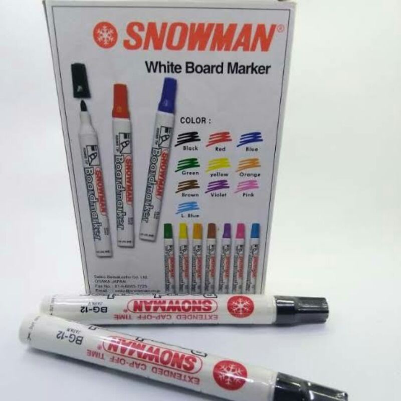 

Spidol Snowman Whiteboard BG-12