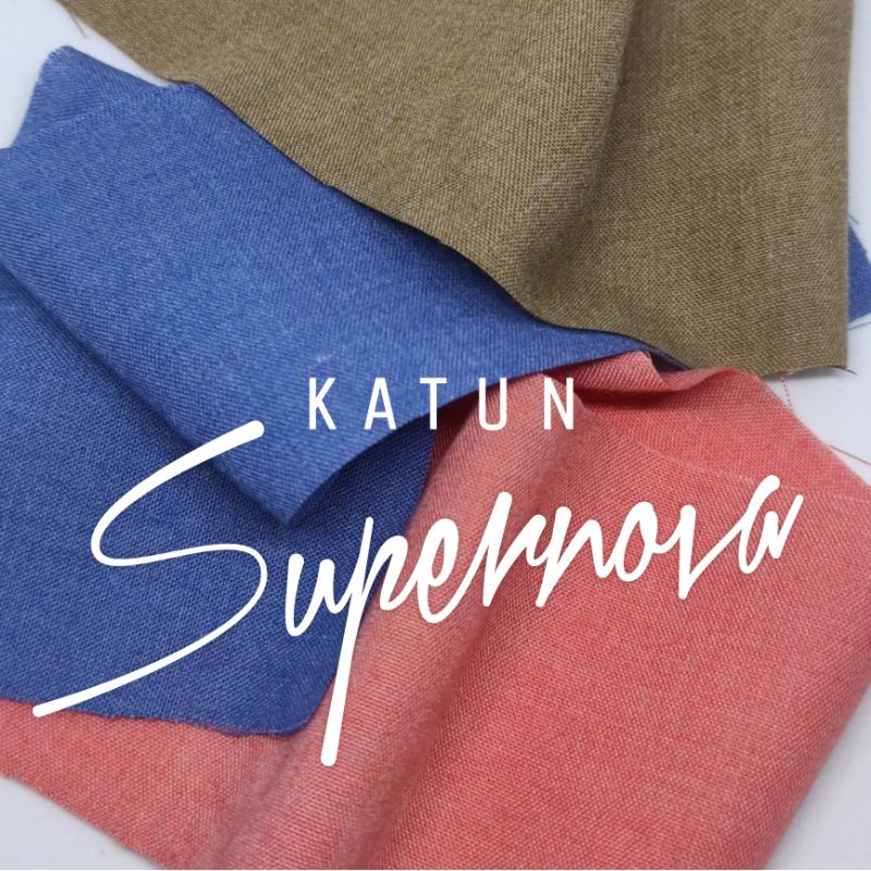 Kain Katun Supernova Meteran (Harga per 0,5m) Bagus Murahh