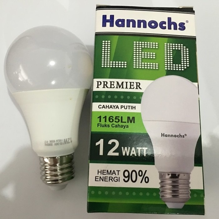 Lampu LED Hanoch Hannochs 12W 12 Wat Premier Hemat Lisrik