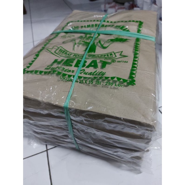 RB Hebat kotak kecil/Kertas Nasi Hebat/Hebat Hijau Kotak/Kertas Nasi Murah/Kertas Bungkus Nasi