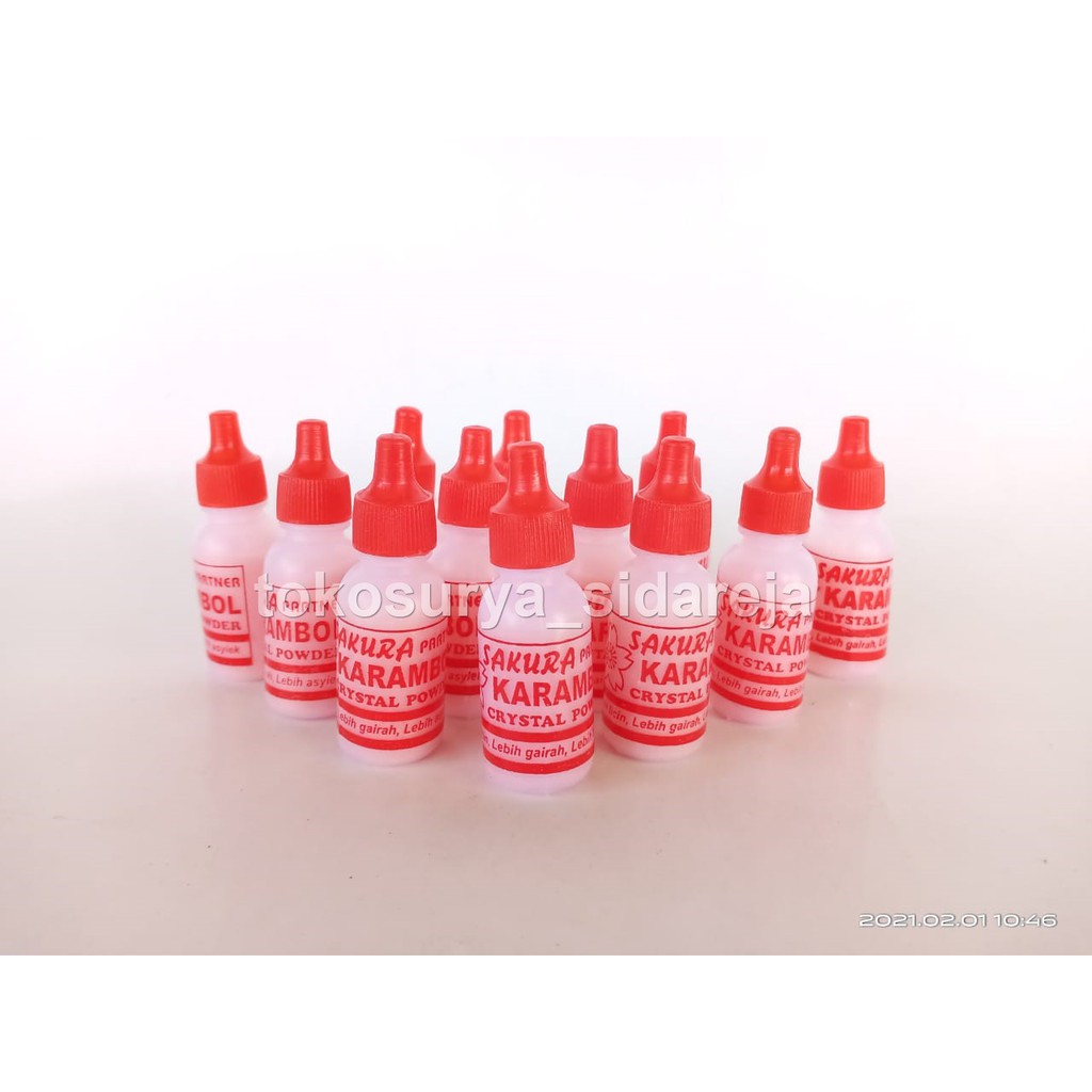 Kristal Bubuk Karambol Sakura Original Powder Crystal Grosir Satuan