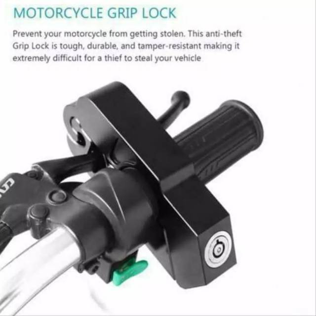 Griplock grip lock CAPSLOCK kunci gembok pengaman motor  