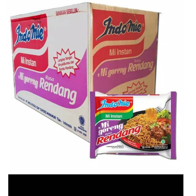 

Indomie Mi Goreng Rendang 1 Dus 40pcs mi instan mi goreng rendang indomi