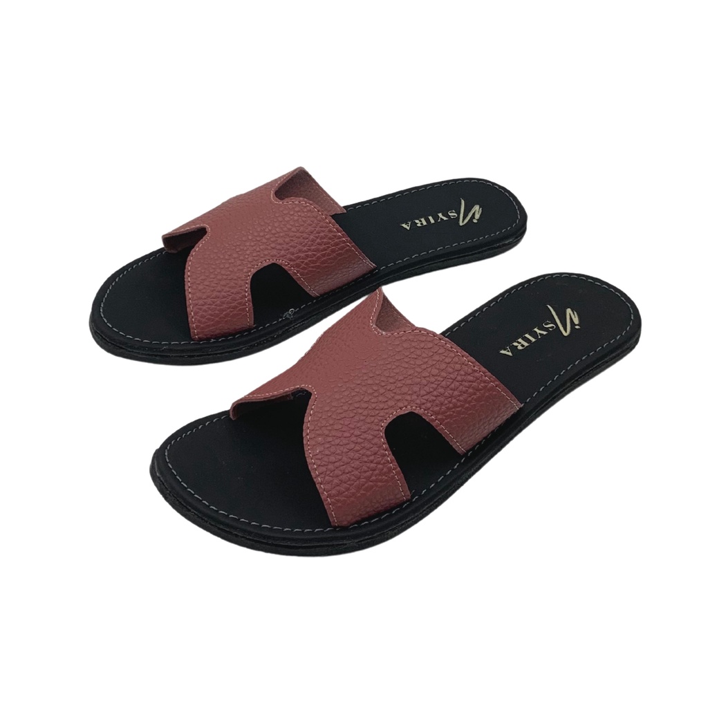 Insyira - Sandal Wanita Leoni / Sandal Wanita Papirut Non Slip / Sandal Papirut Slop H