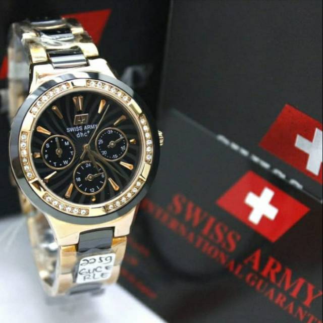 JAM TANGAN WANITA NEW KERAMIK TALI RANTAI