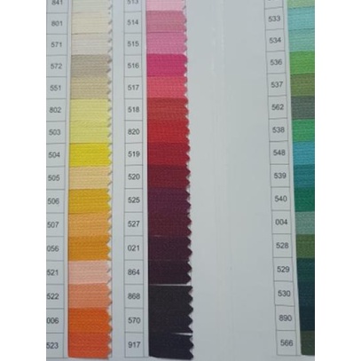 Ritsleting / resleting/zipper invisible YKK CHC 26 panjang 24” (60cm) untuk rok/baju pesta 1DZ = 12P