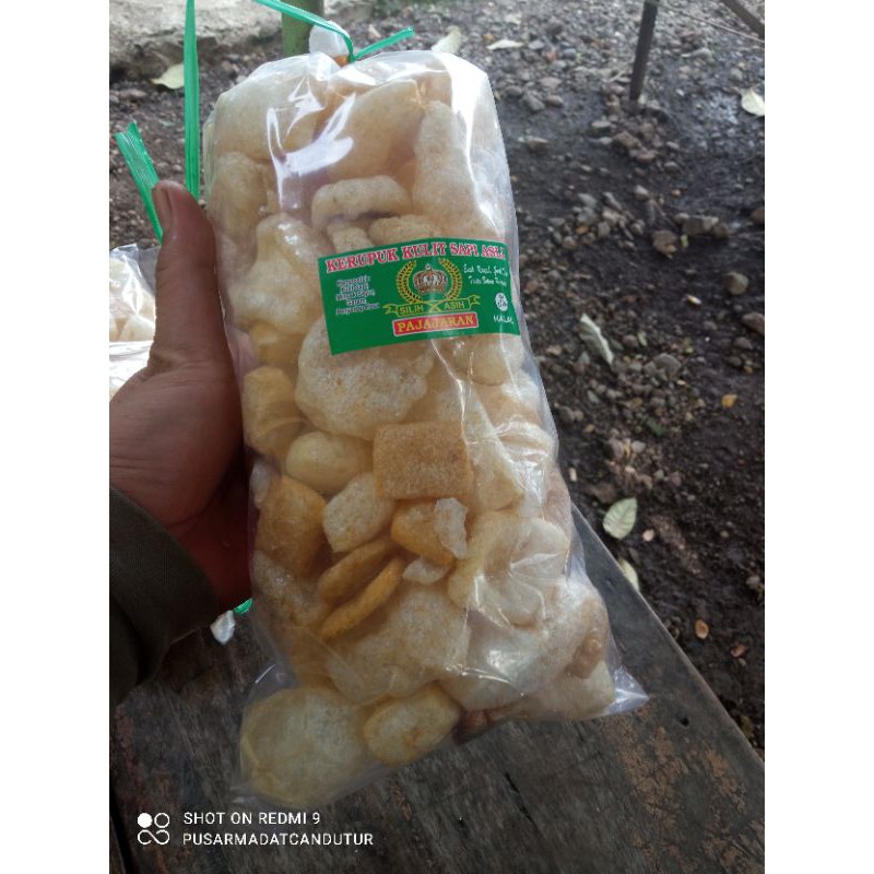 

KERUPUK KULIT SAPI ASLI SIAP MAKAN 200gm
