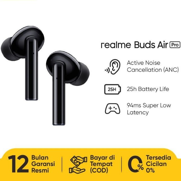 AKSESORIES REALME BUDS AIR PRO ORIGINAL ASLI 100% NEW BARU ORI GARANSI RESMI