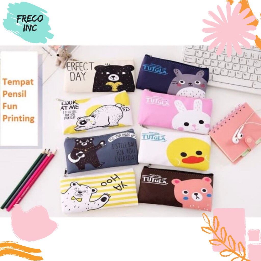 TEMPAT PENSIL LUCU / TEMPAT PENSIL MURAH / TEMPAT KOSMETIK / TEMPAT PENSIL