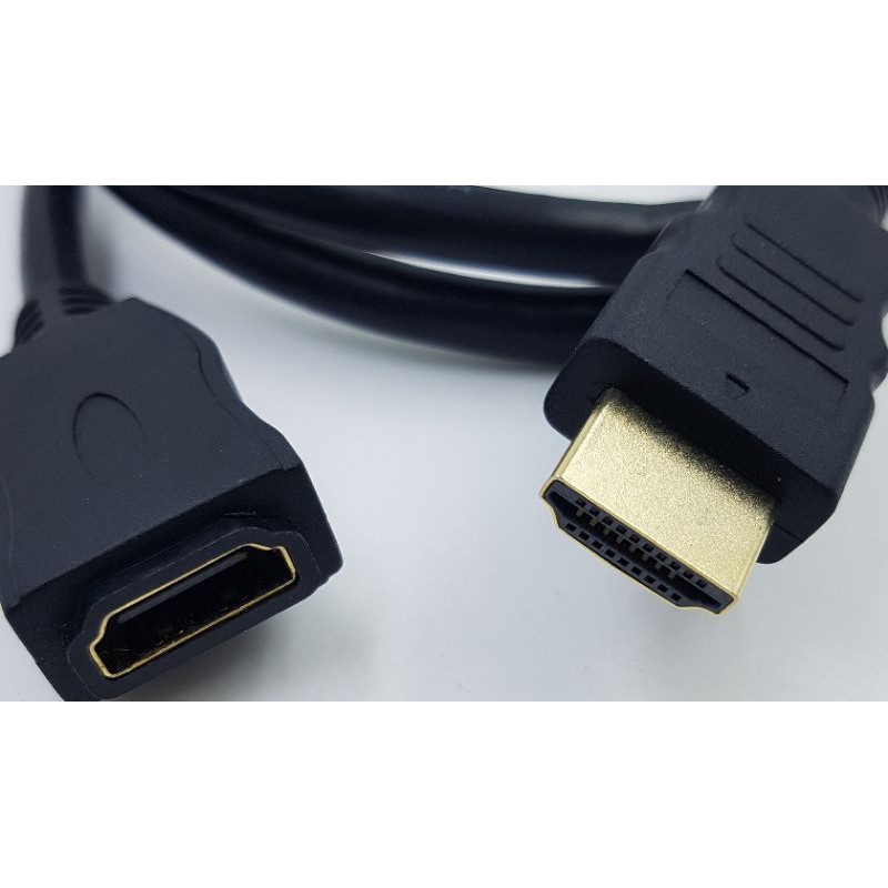 Kabel HDMI Gold Plated male to hdmi female hdmi cable cowok ke cewek