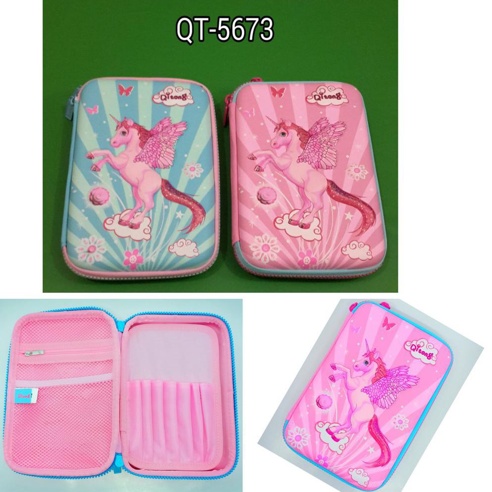 

TEMPAT PENSIL SELETING JUMBO EVAMATE SMIGGLE UNICORN KUDA PONY 5673