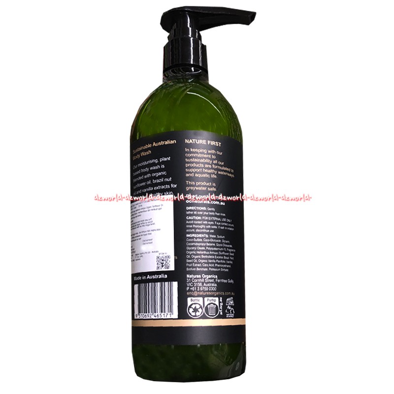 OC Naturals Body Wash 725ml Moisturising Vanila Ylang Ylang Sabun Mandi Cair Wangi Vanilla OCnatural Bodywash Oc Natural