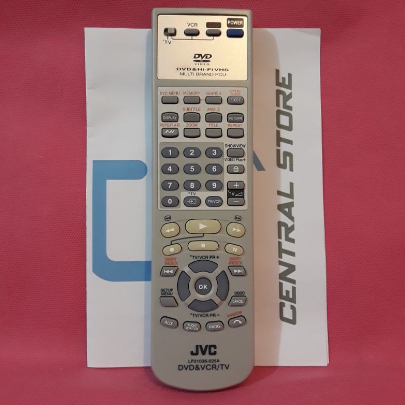 Remote DVD VCR TV LP21036-025A ORIGINAL