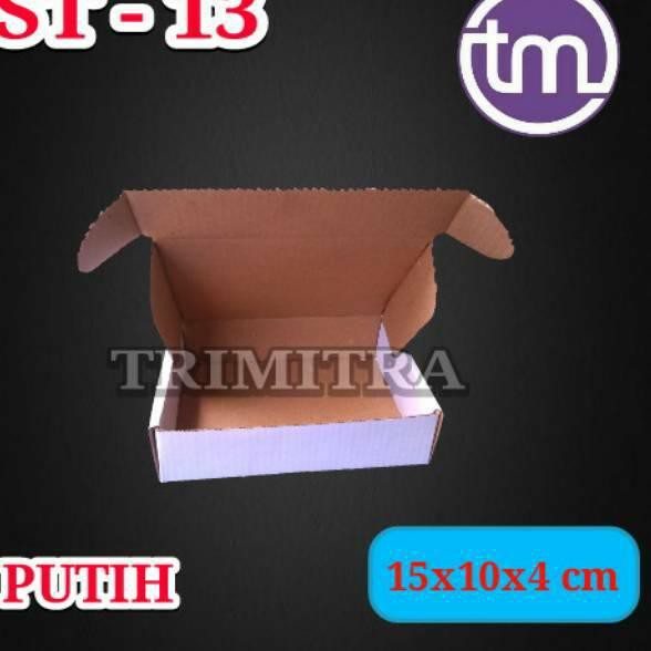 

P3M3 KOTAK TIPE ST-13 PUTIH KARDUS KARTON BOX PACKING CORRUGATED BARU POLOS TZO