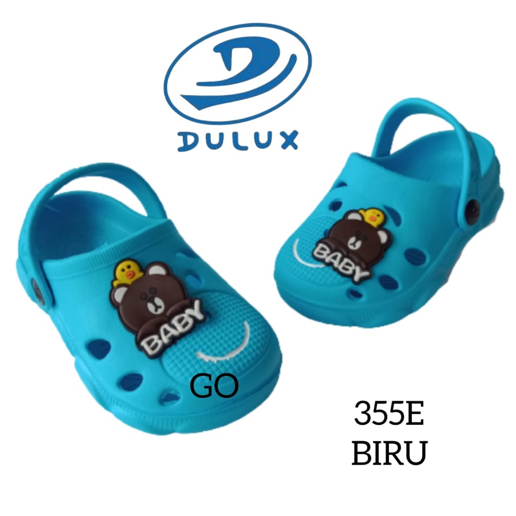 gof DULUX 355E Sandal Baim Balita Baby Bear Tali belakang Sandal Anak Laki Laki Cowok Karakter Line Baby