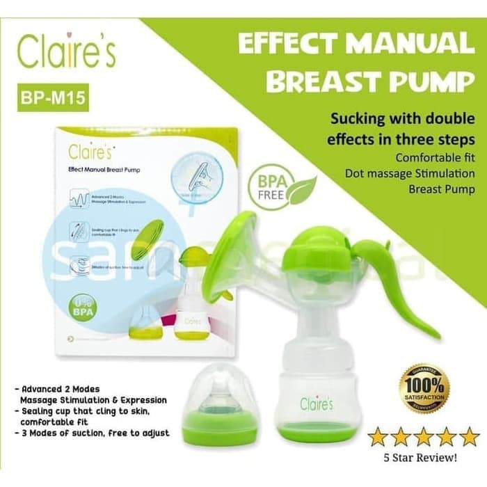 Makassar ! Breast Pump / Pompa Asi Manual Claire's M15