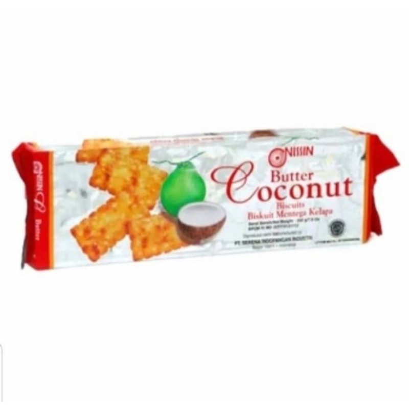 

Nissin Butter Coconut Biscuit Mentega Kelapa 200 gram