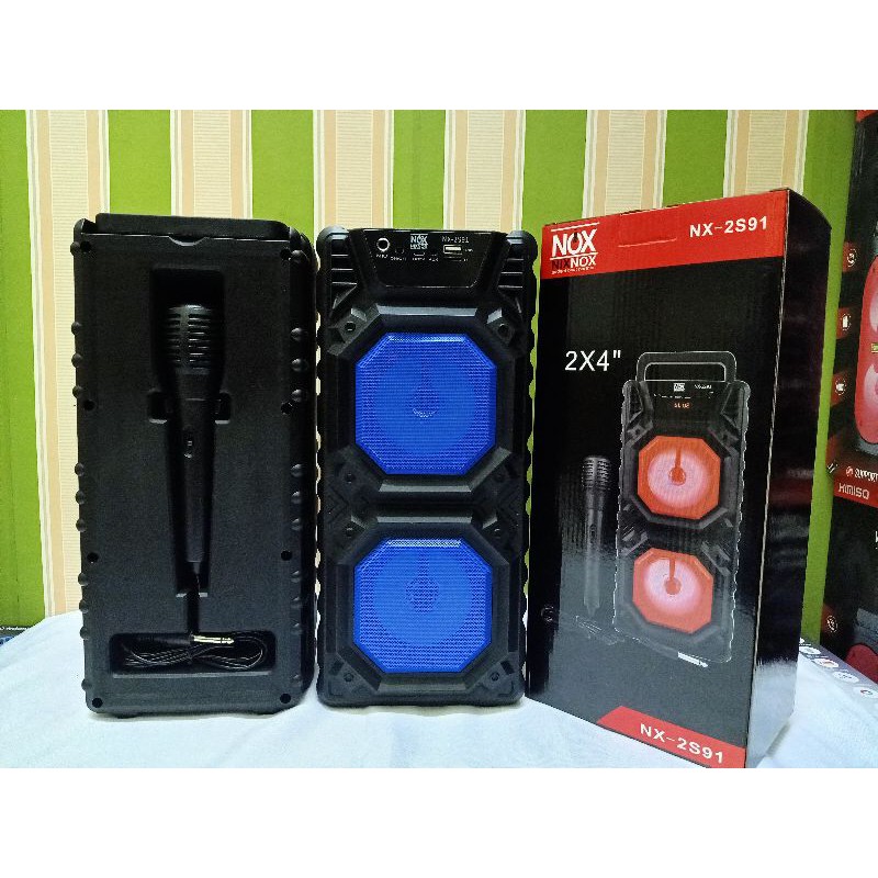 Speaker bluetooth karaoke KTS 926 free mic big sound 1 hp konek 2 speaker sekaligus