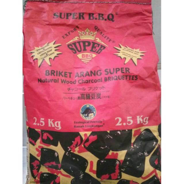 

Super BBQ BRIKET ARANG SUPER 2500gr