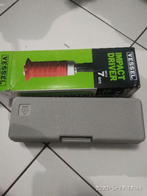 Vessel Obeng Gedor Set / Obeng Ketok Impact Driver  Set 7pcs