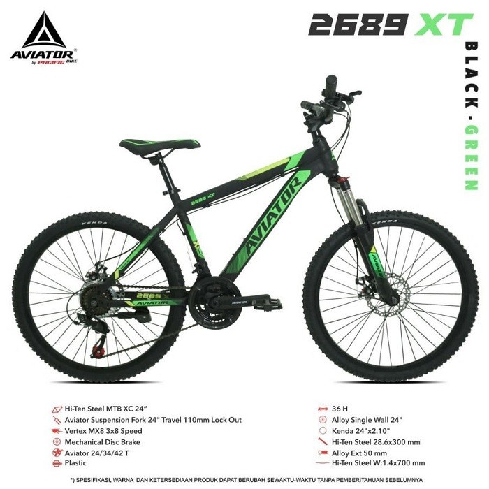 Kargo MTB 24" 2689 XT sepeda gunung mtb 24 inch 2689 XT