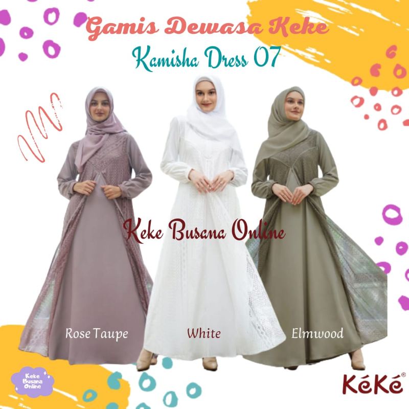 Gamis Dewasa Keke ~ Kamisha Dress 07 ~