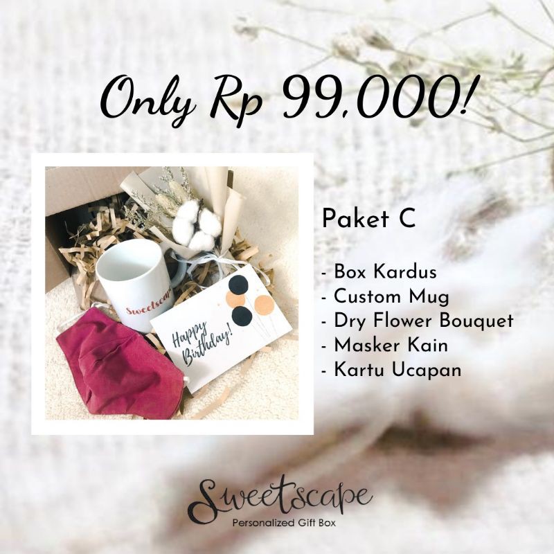 

Gift Box Package 52 - Paket Hemat C - Hadiah Ulang Tahun
