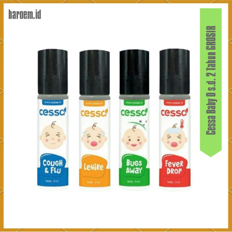 [GROSIR] Cessa Baby 0 - 2 tahun Cough n Flu, Fever Drop, Bugs Away, dan Lenire