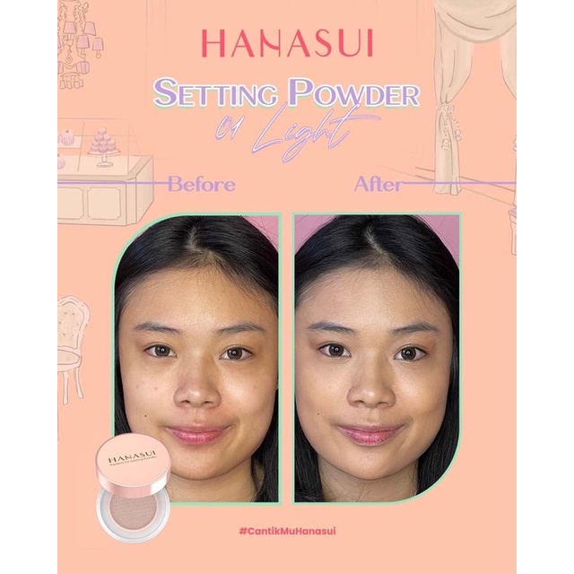 HANASUI Perfect Fit Setting Powder - Bedak Tabur