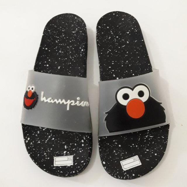 NILDA collection - Sandal Elmo Champion Wanita Karakter Sol Bintik-Hitam