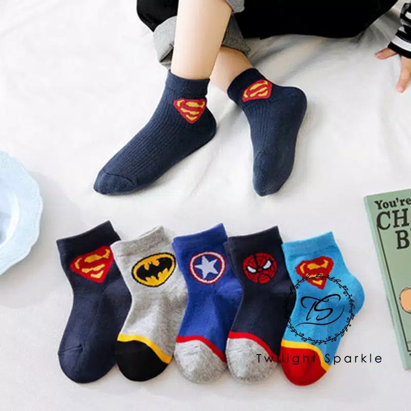 Kaos kaki anak karakter superhero KKA ZIOSCARF