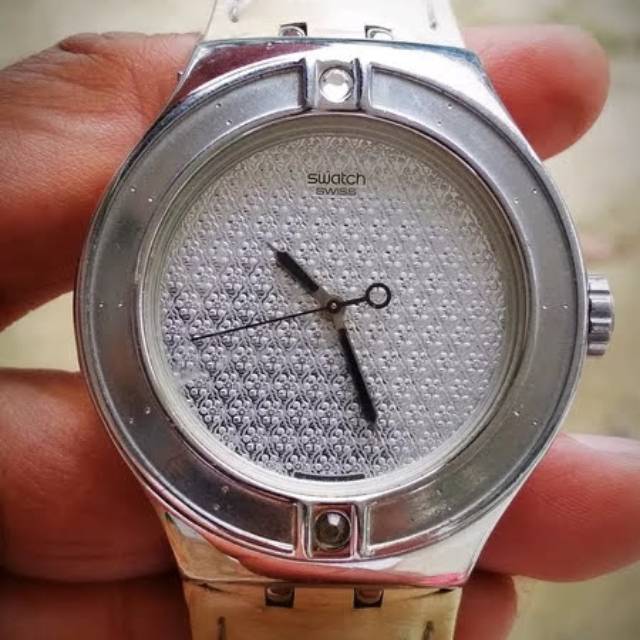 Swatch irony jumbo stainless steel