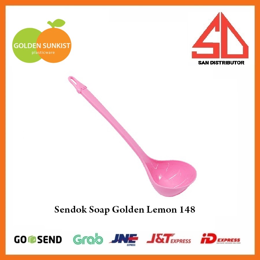 6 PCS SENDOK SOUP GOLDEN LEMON, SENDOK NASI / ENTONG PRASMANAN PINK SS-148 SN-126 GOLDEN SUNKIST