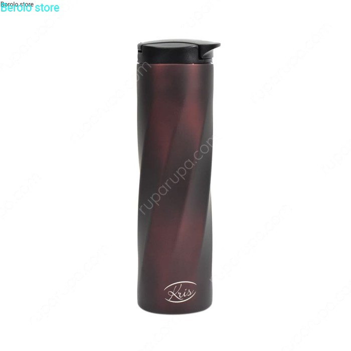 Kris 480 Ml Vacuum Flask Tumbler - Cokelat
