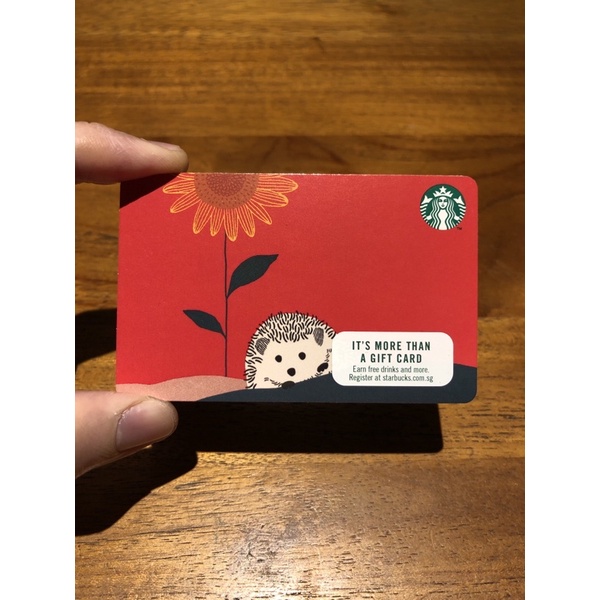 Starbucks Card Singapore - Summer 2021 Ed - Hedgehog - Limited Edition