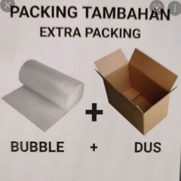 

Extra Kardus + Bubble Wrap Untuk tambahan Packing timba dan Toples